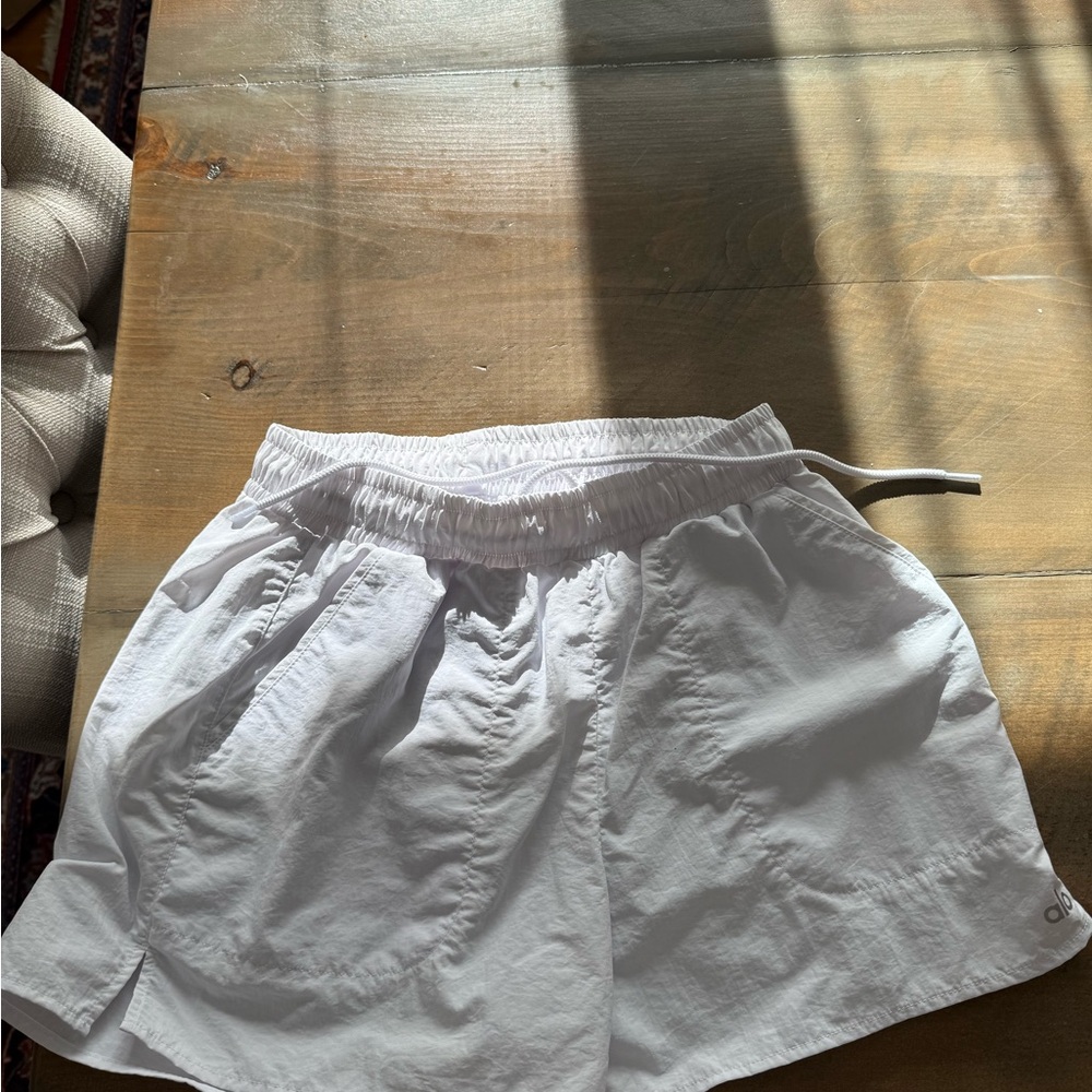 ALO Yoga Women's White Athletic Shorts